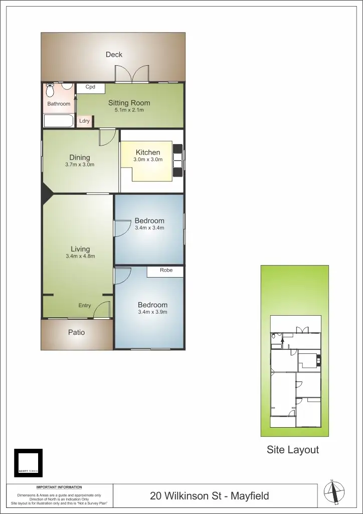Floorplan of Homely house listing, 20 Wilkinson Street, Mayfield NSW 2304