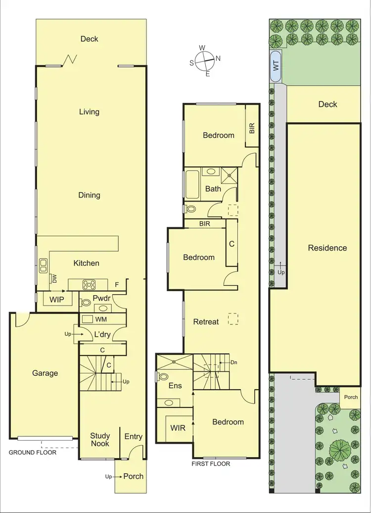 Floorplan of Homely townhouse listing, 27a Tambet Street, Bentleigh East VIC 3165