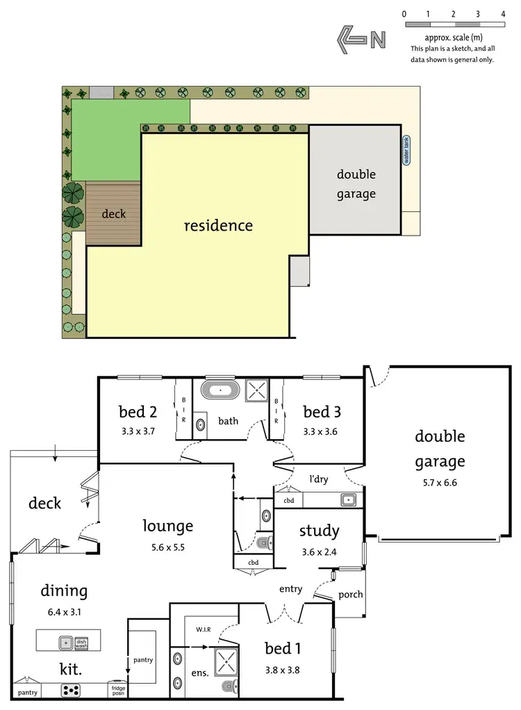 Floorplan of Homely townhouse listing, 3/493 Mitcham Road, Mitcham VIC 3132