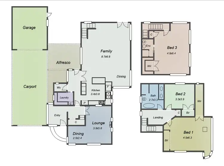 Floorplan of Homely house listing, 1526 Sturt Street, Lake Wendouree VIC 3350