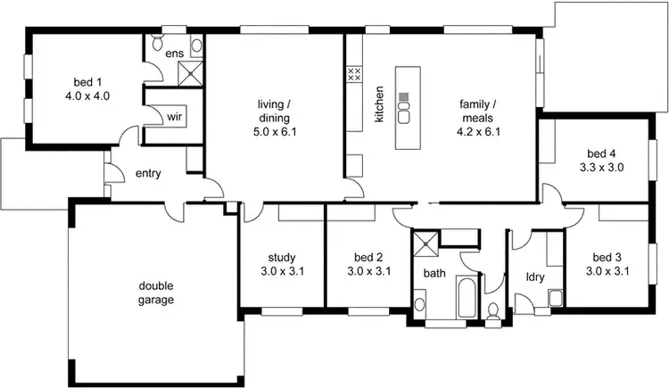 Floorplan of Homely house listing, Address available on request