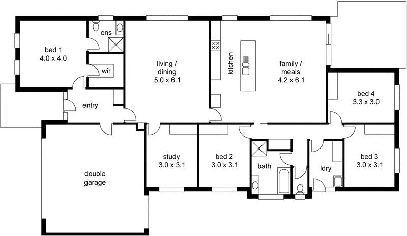 Floorplan of Homely house listing, Address available on request