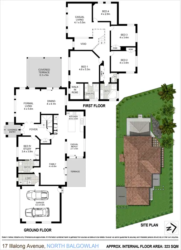 Floorplan of Homely house listing, 17 Illalong Avenue, North Balgowlah NSW 2093
