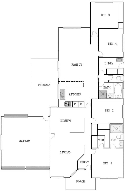 Floorplan of Homely house listing, 75 Marchant Circuit, Dunlop ACT 2615