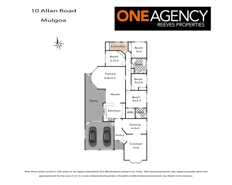 Floorplan of Homely house listing, 10 Allan Road, Mulgoa NSW 2745