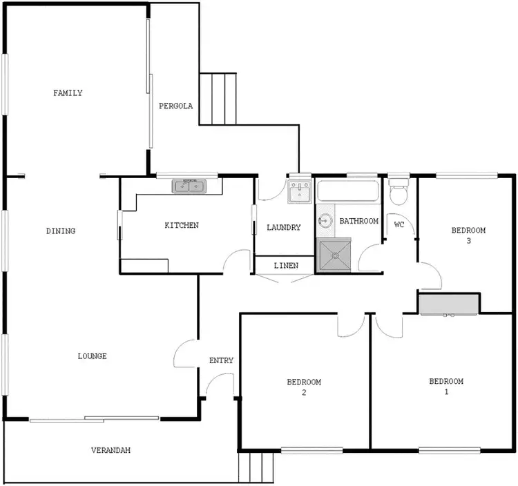 Floorplan of Homely house listing, 21 Degraves Crescent, Wanniassa ACT 2903
