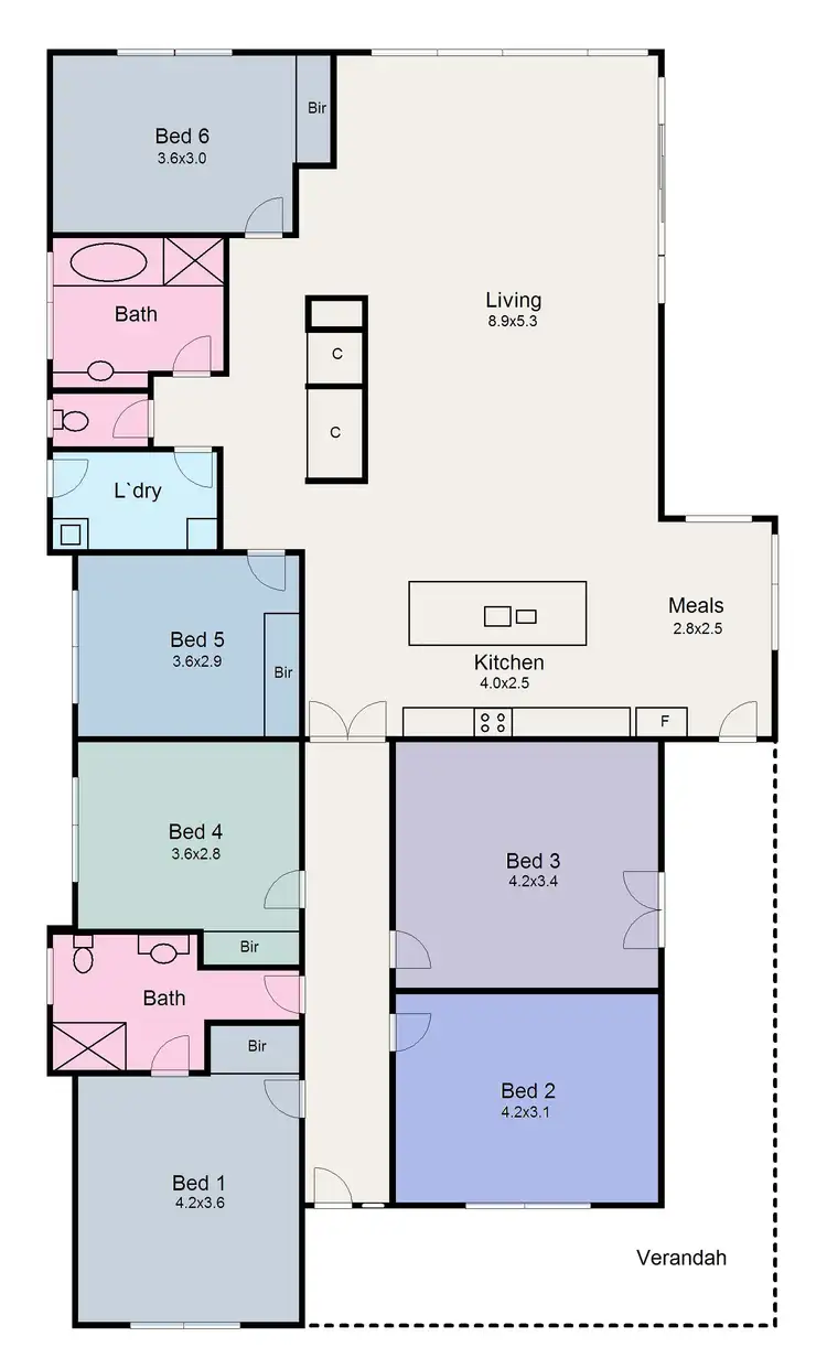 Floorplan of Homely house listing, 32 Wattletree Drive, Mount Helen VIC 3350