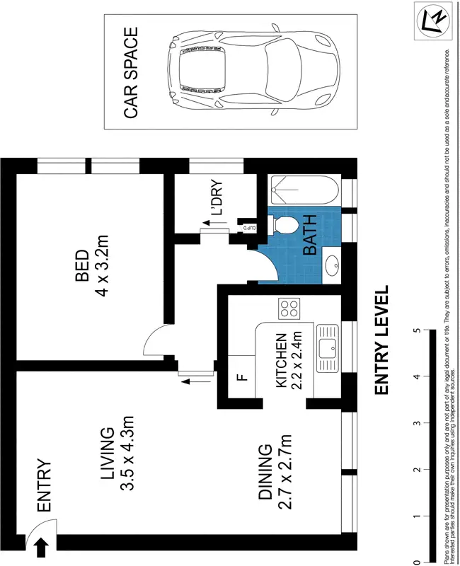 Floorplan of Homely apartment listing, 18/24 Albyn Street, Bexley NSW 2207