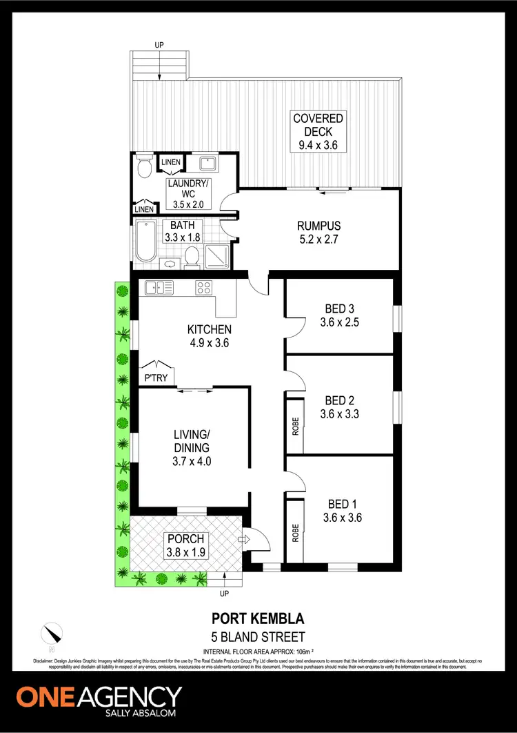 Floorplan of Homely house listing, 5 Bland Street, Port Kembla NSW 2505