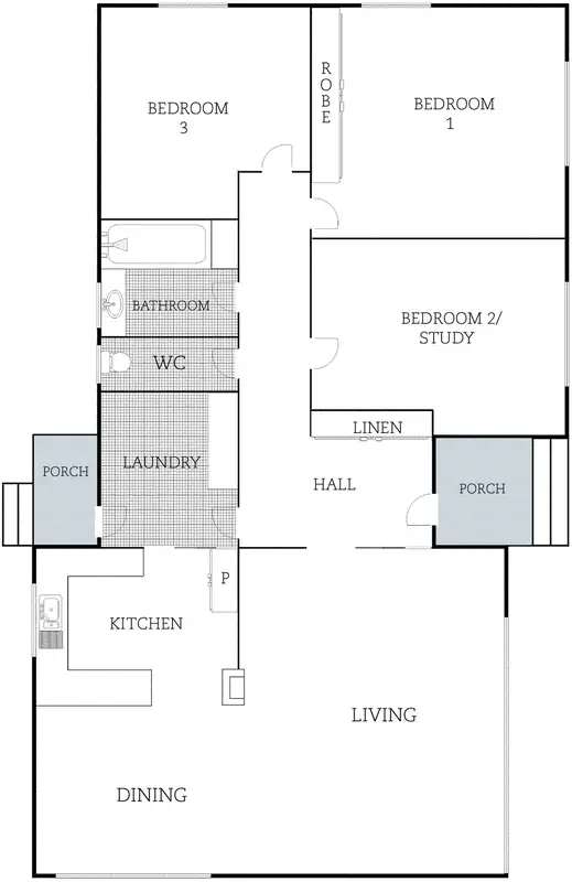 Floorplan of Homely house listing, 37 Lyttleton Crescent, Cook ACT 2614