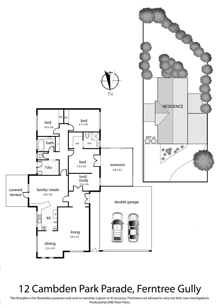 Floorplan of Homely house listing, 12 Cambden Park Parade, Ferntree Gully VIC 3156