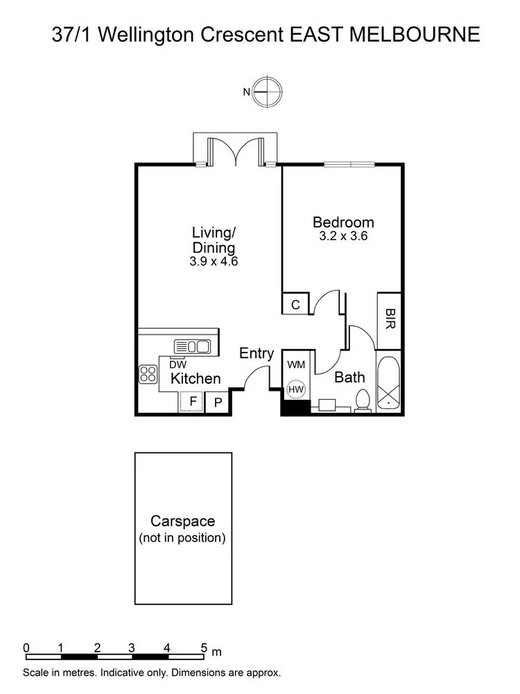 Floorplan of Homely apartment listing, 37/1 Wellington Crescent, East Melbourne VIC 3002
