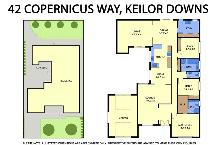 Floorplan of Homely house listing, 42 Copernicus Way, Keilor Downs VIC 3038