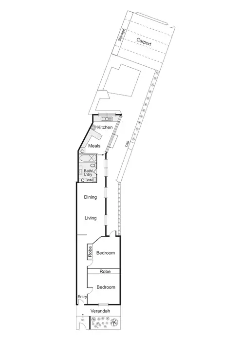 Floorplan of Homely house listing, 159 Pickles Street, Port Melbourne VIC 3207