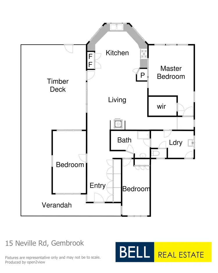 Floorplan of Homely house listing, 15 Neville Road, Gembrook VIC 3783