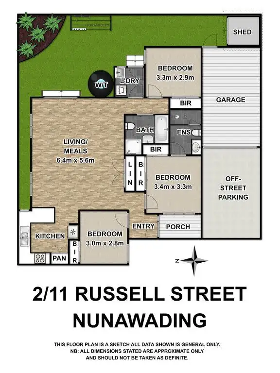 Floorplan of Homely unit listing, 2/11 Russell Street, Nunawading VIC 3131