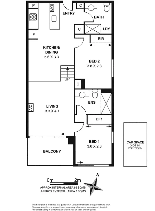 Floorplan of Homely apartment listing, 311/101 Bay Street, Port Melbourne VIC 3207