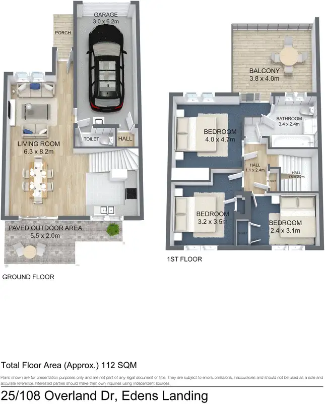 Floorplan of Homely unit listing, 25/108 Overland Drive, Edens Landing QLD 4207