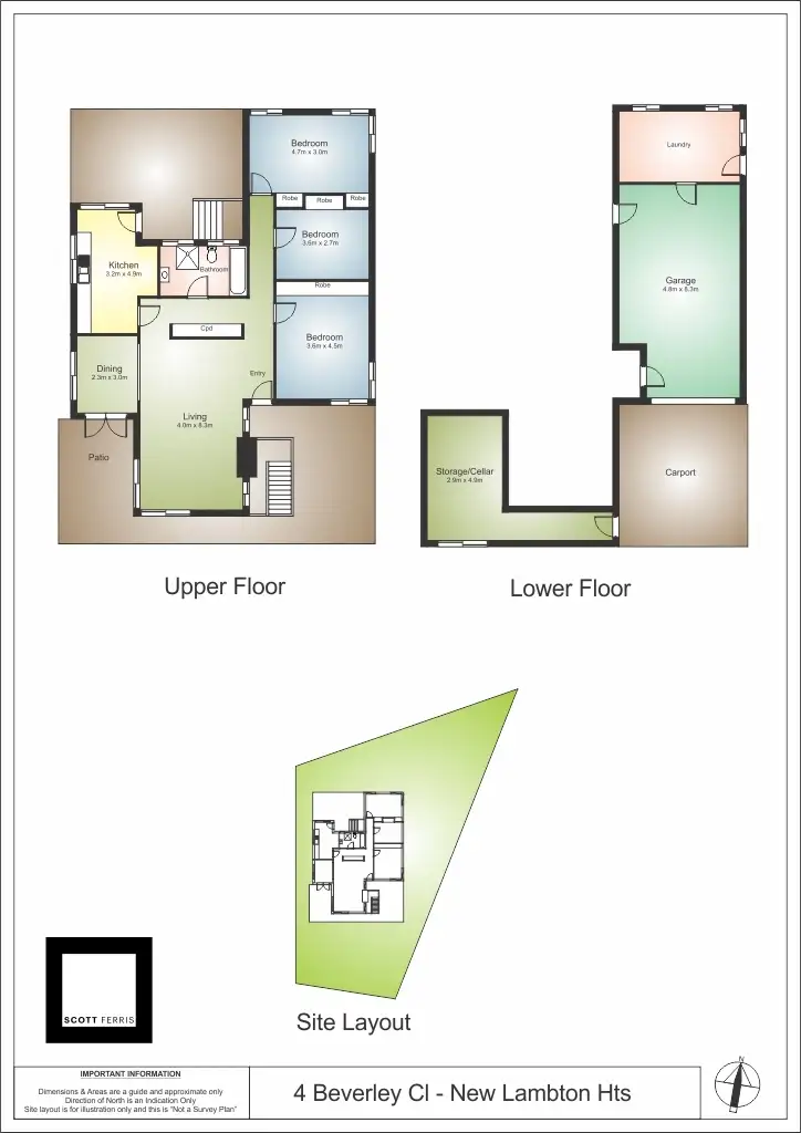 Floorplan of Homely house listing, 4 Beverley Crescent, New Lambton Heights NSW 2305