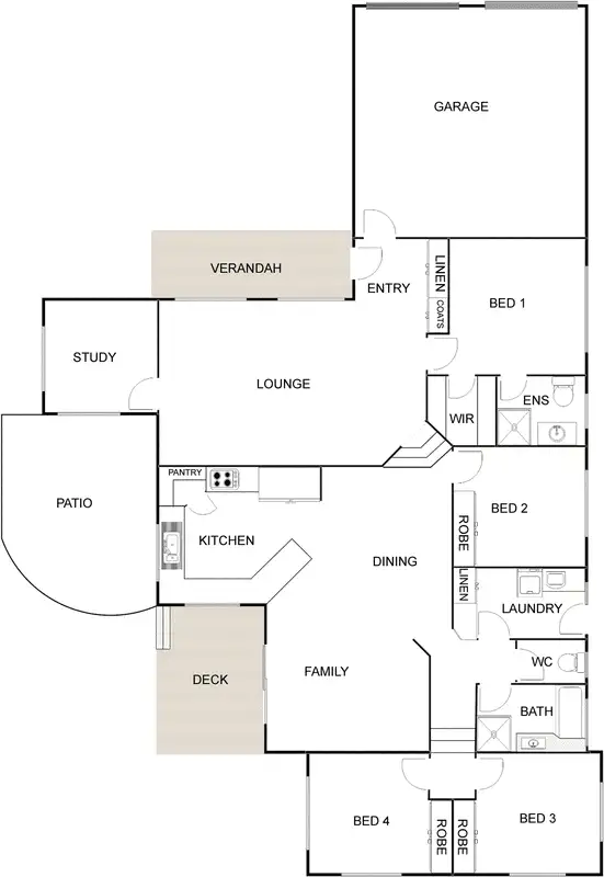 Floorplan of Homely house listing, 16 Pomeroy Street, Dunlop ACT 2615