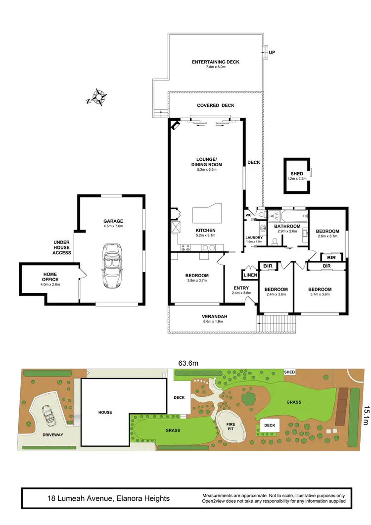 Floorplan of Homely house listing, 18 Lumeah Avenue, Elanora Heights NSW 2101