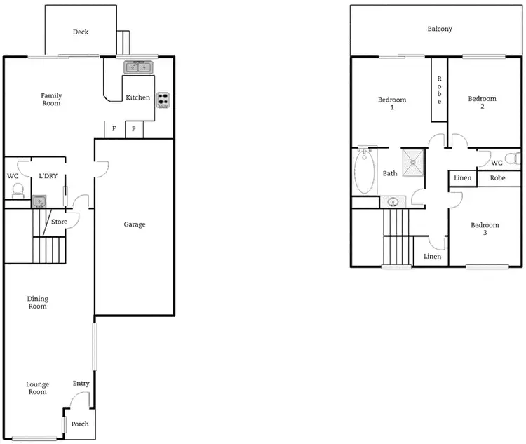 Floorplan of Homely townhouse listing, 9/5 Harry Hopman Circuit, Gordon ACT 2906