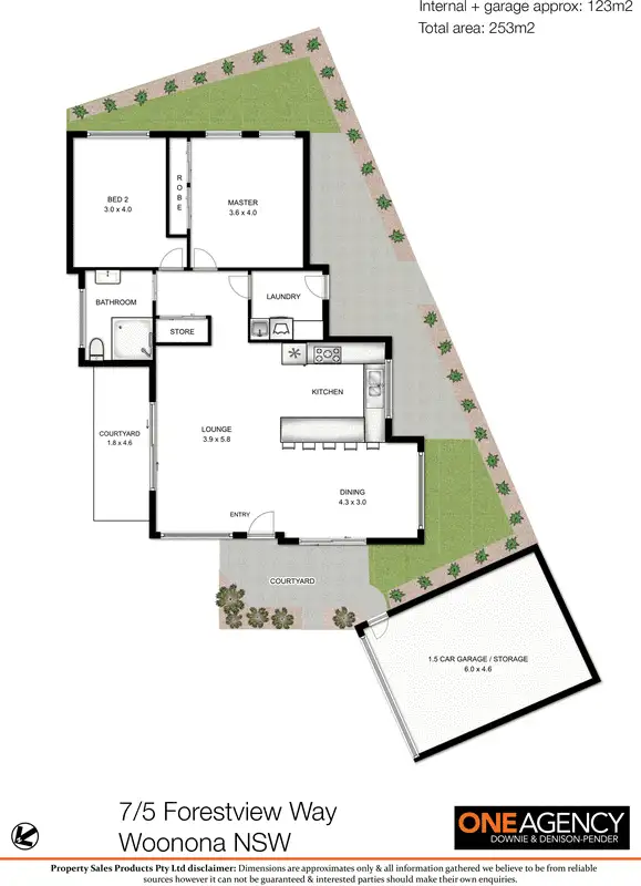 Floorplan of Homely villa listing, 7/5 Forestview Way, Woonona NSW 2517