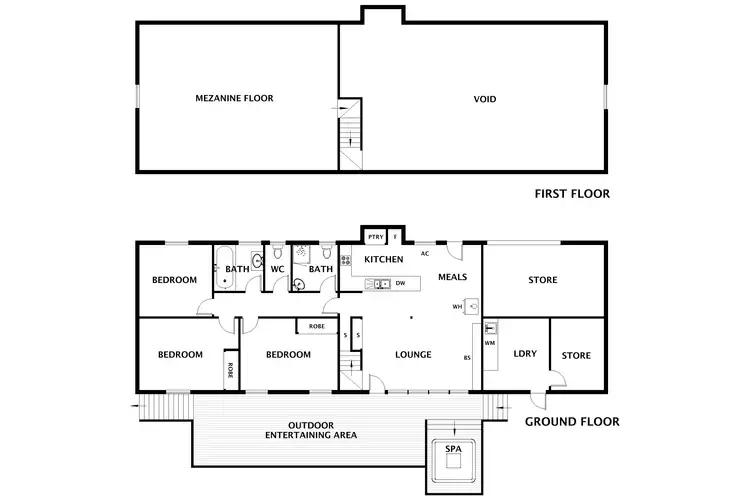 Floorplan of Homely house listing, 5 Second Street, Hepburn Springs VIC 3461