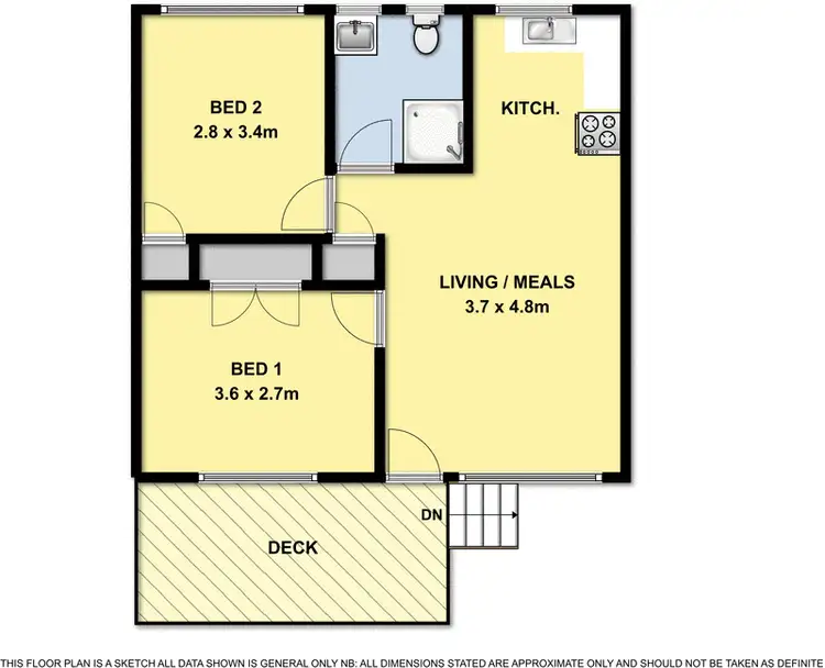 Floorplan of Homely unit listing, 4/20 Fernald Avenue, Anglesea VIC 3230