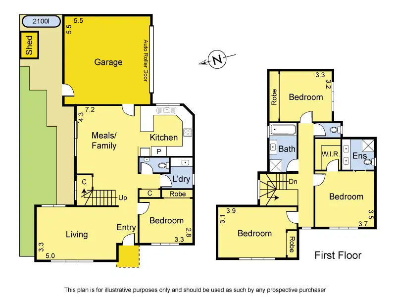 Floorplan of Homely unit listing, 1/10 Adeline Street, Greensborough VIC 3088