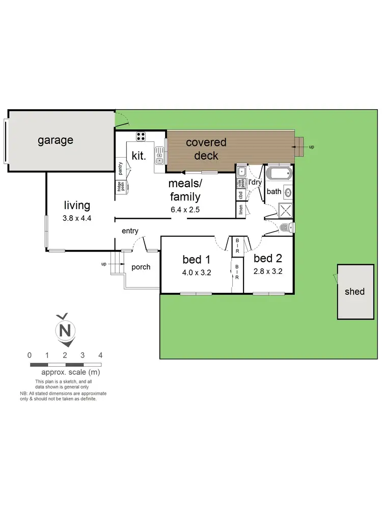 Floorplan of Homely unit listing, 2/55-59 Exeter Road, Croydon North VIC 3136