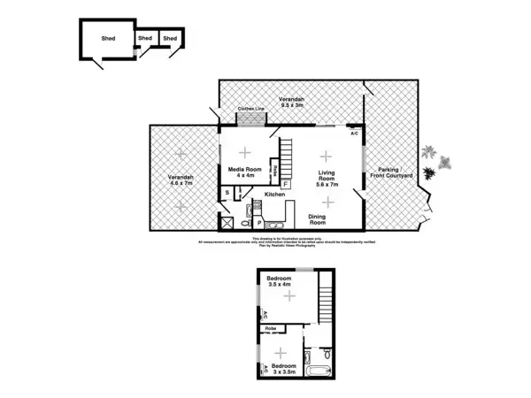 Floorplan of Homely townhouse listing, 2/42 Nation Crescent, Coconut Grove NT 810