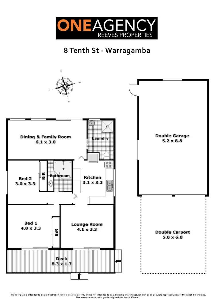Floorplan of Homely house listing, 8 Tenth Avenue, Warragamba NSW 2752
