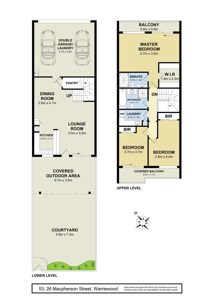 Floorplan of Homely townhouse listing, 53/26 Macpherson Street, Warriewood NSW 2102