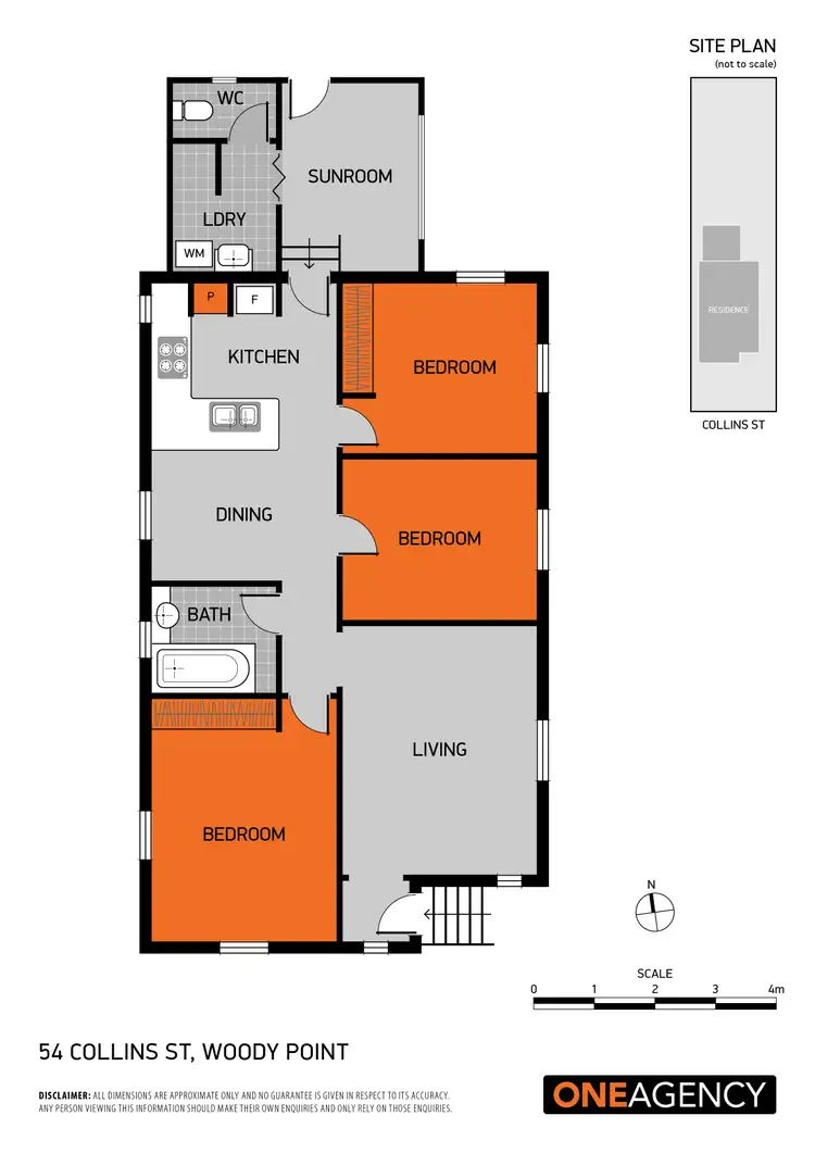 Floorplan of Homely house listing, 54 Collins Street, Woody Point QLD 4019