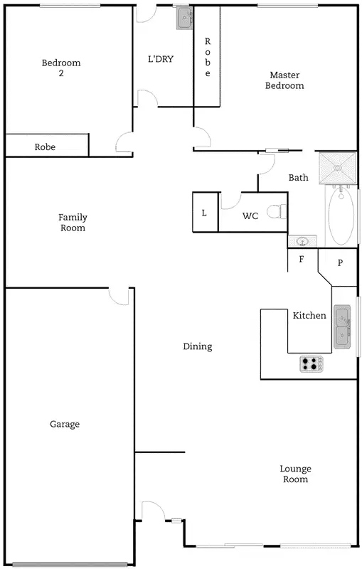Floorplan of Homely townhouse listing, 4/4 Britten Jones Drive, Holt ACT 2615