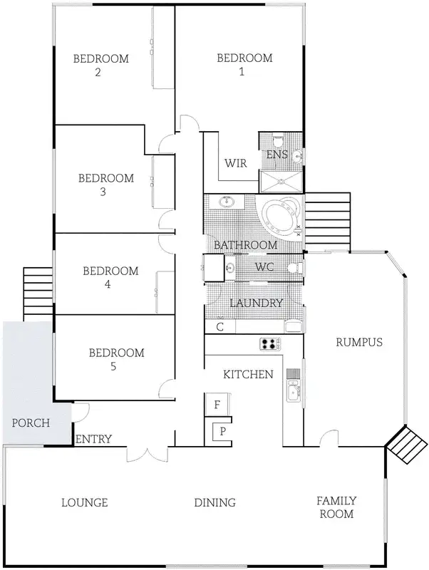 Floorplan of Homely house listing, 42 Ulm Place, Scullin ACT 2614