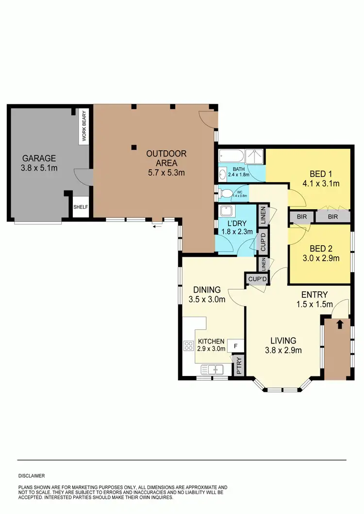 Floorplan of Homely house listing, 1/1112 Howitt Street, Wendouree VIC 3355