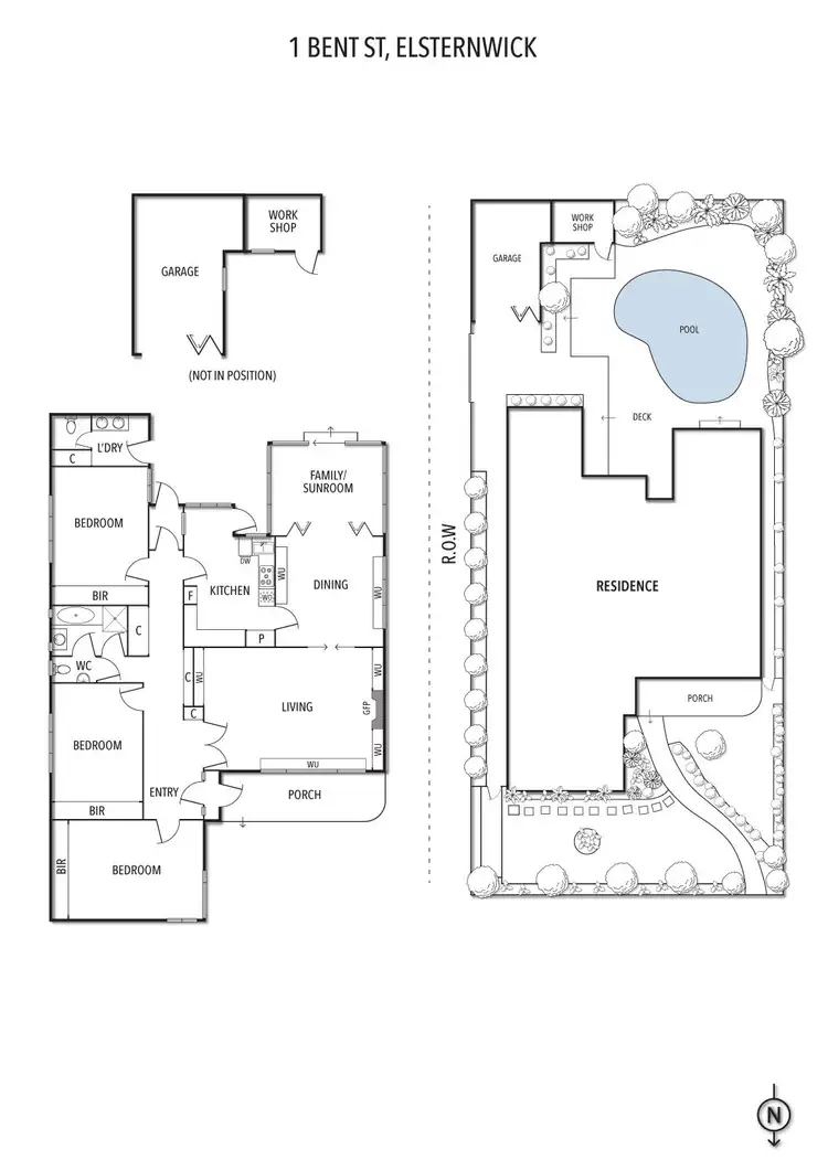 Floorplan of Homely house listing, 1 Bent Street, Elsternwick VIC 3185