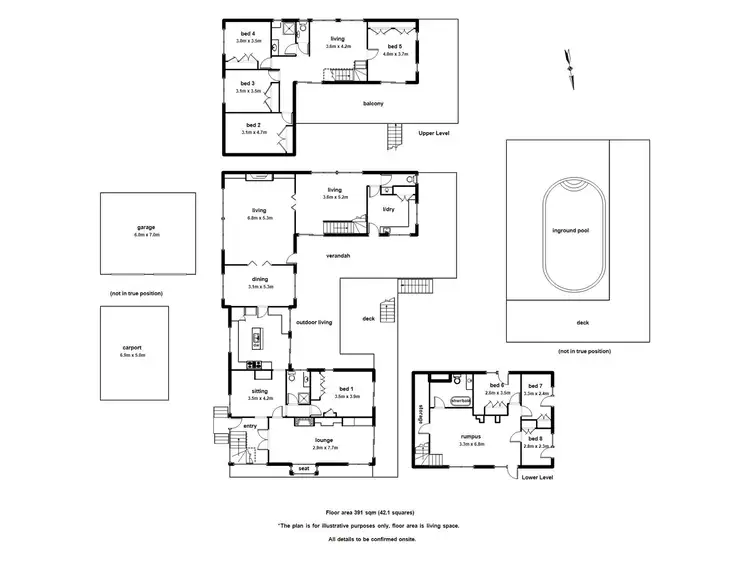 Floorplan of Homely house listing, 6 Glenfern Close, Upwey VIC 3158