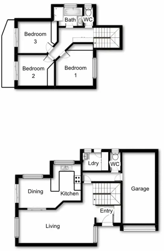 Floorplan of Homely townhouse listing, 10/3 Gurubun Close, Ngunnawal ACT 2913