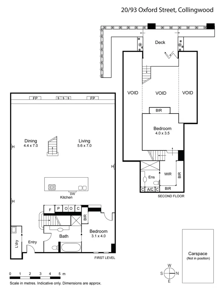 Floorplan of Homely apartment listing, 20/93 Oxford Street, Collingwood VIC 3066