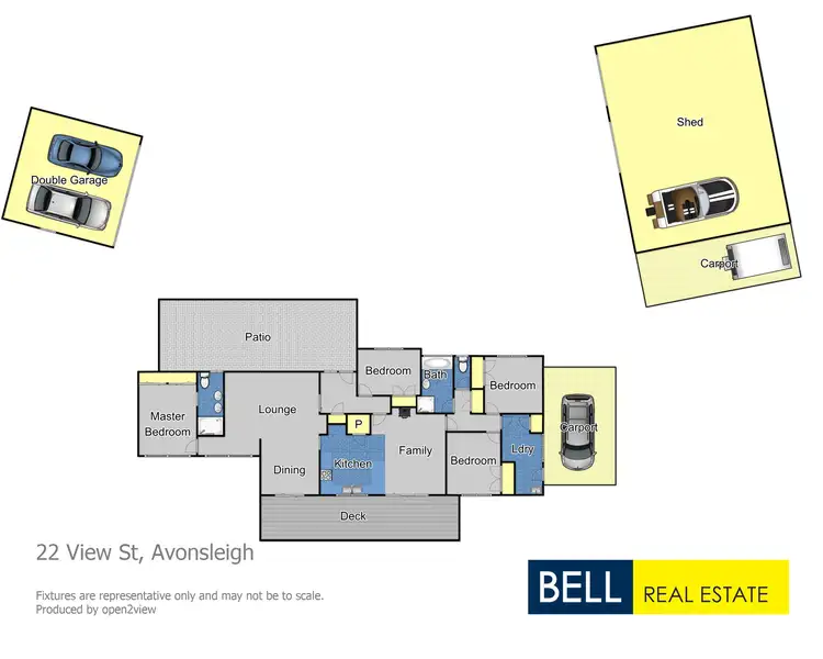 Floorplan of Homely house listing, 22 View Street, Avonsleigh VIC 3782