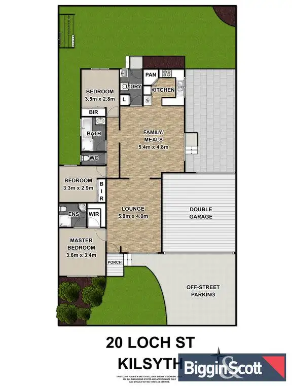 Floorplan of Homely house listing, 20 Loch Street, Kilsyth VIC 3137
