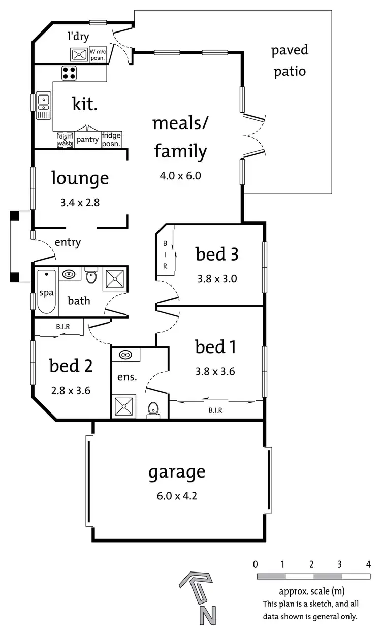 Floorplan of Homely townhouse listing, 4/45 St Clems Road, Doncaster East VIC 3109