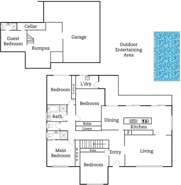 Floorplan of Homely house listing, 36 Martin Street, Curtin ACT 2605