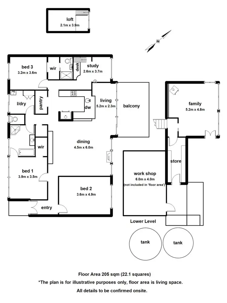 Floorplan of Homely house listing, 9 Outlook Drive, Kalorama VIC 3766