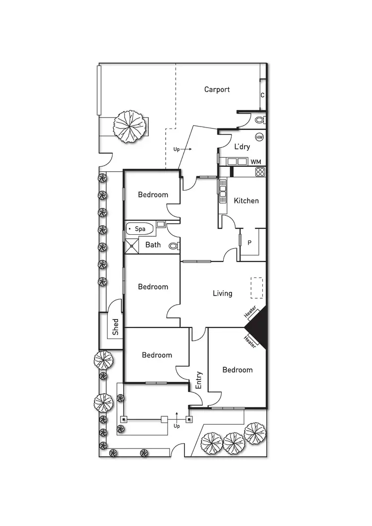 Floorplan of Homely house listing, 1a Primrose Street, Prahran VIC 3181