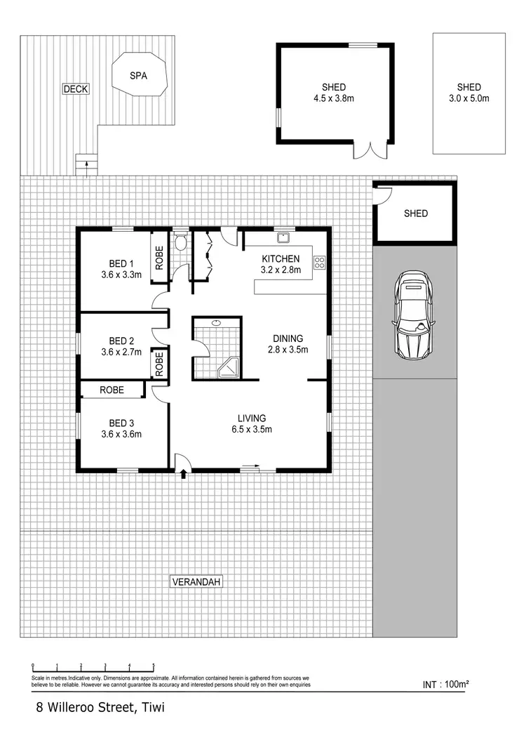 Floorplan of Homely house listing, 8 Willeroo Street, Tiwi NT 810