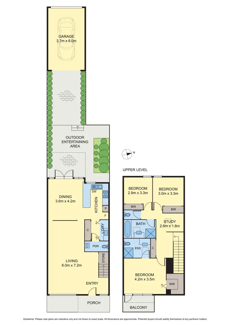 Floorplan of Homely townhouse listing, 8/25 Pottage Circuit, Macleod VIC 3085